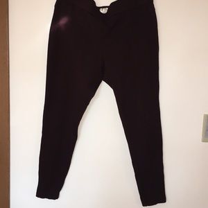 Maroon Jeggings